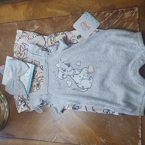 Disney baby two-piece romper set